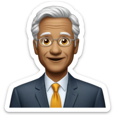 60 years old self made ceo with suprem sticker