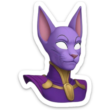 Beerus sticker