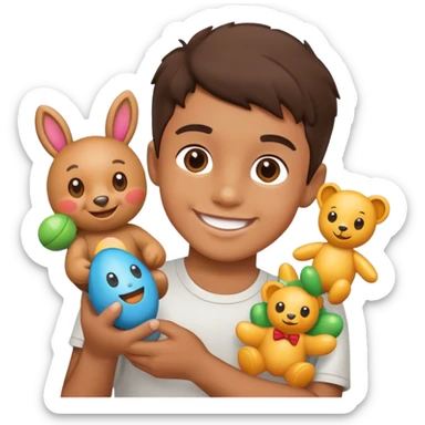 son loves toys sticker