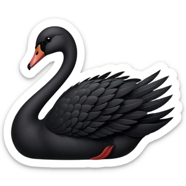 Cisne negro sticker