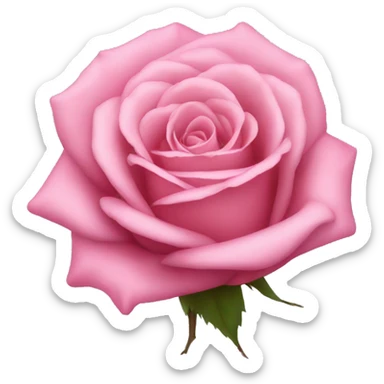 Pink esthetic rose sticker