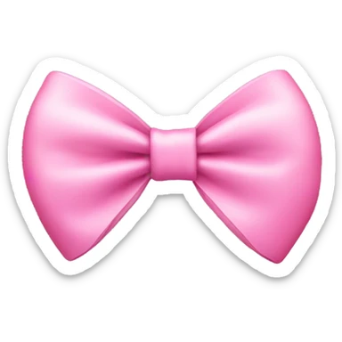 pink girly bow  sticker