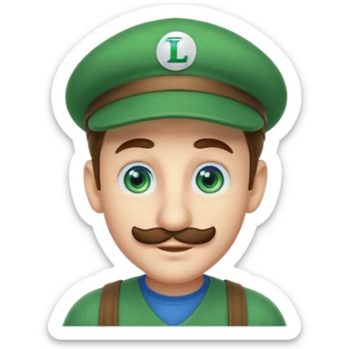 Luigi sticker