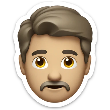 Guy with arm in sling  sticker