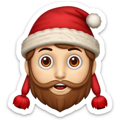Crea un emoji de un tió de Nadal sticker