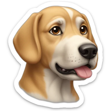 Un chien sans poil sticker