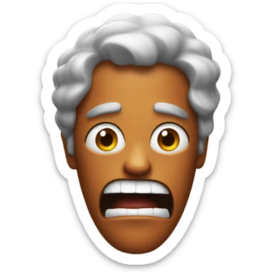 Spicy with shocking face and a film  sticker