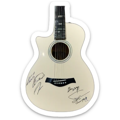 Taylor swift guitar - signed sticker
