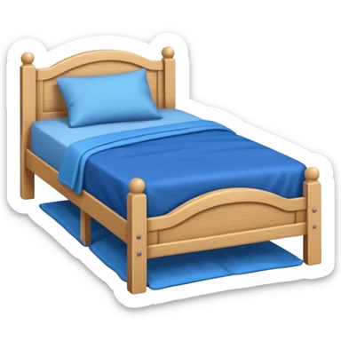 bed for kid sticker