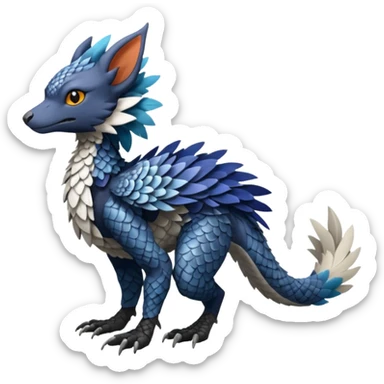 Fionbri-Vernid-Trico-Nargacuga-fusion, full body sticker