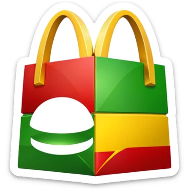 Make xbox logo and mcdonald  sticker