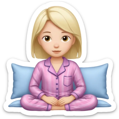 Pajama girl sticker