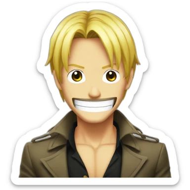 Sanji from one piece sticker