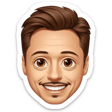 Robert Downey Jr sticker