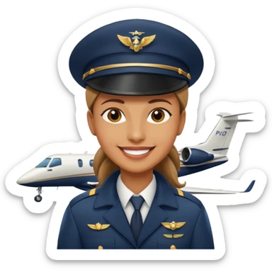 piloto de avion pobre vs rico sticker