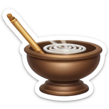 Incense Smoke Trail sticker