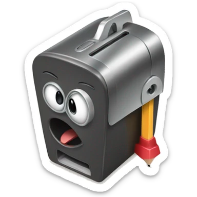 pencil sharpener sticker