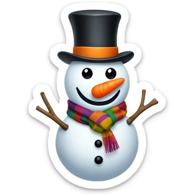 Frosty the snowman  sticker