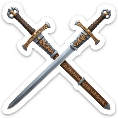 Viking sword sticker