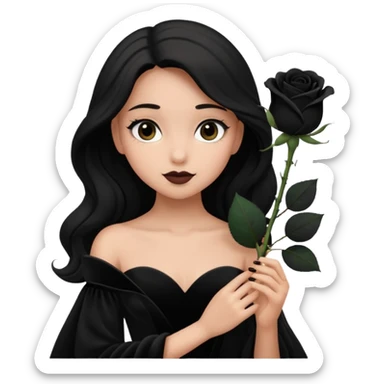 1 girl rarity sticker