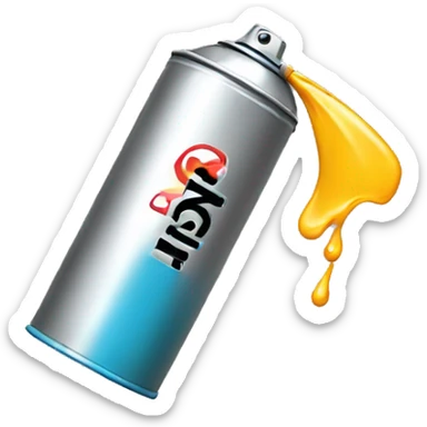 spray-paint-can sticker