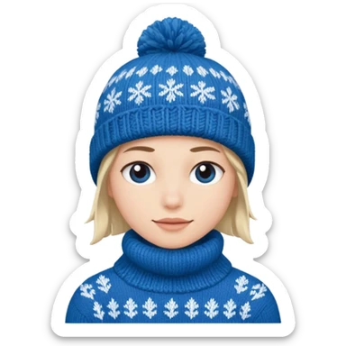 Winter Beanie Pe sticker