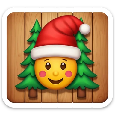 Happy Christmas sign  sticker
