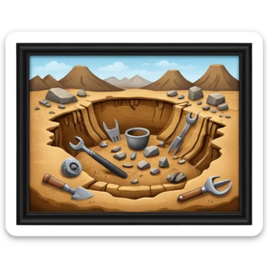 Archaeology = sticker
