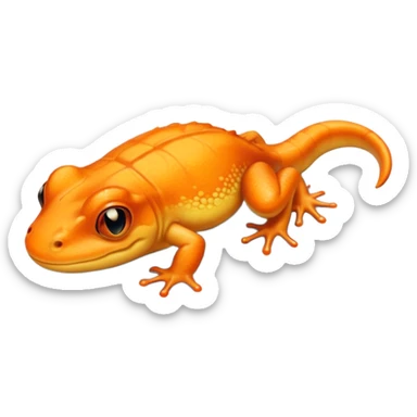 Newt, Amphibian. sticker