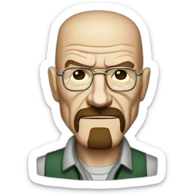 heisenberg breaking bad sticker