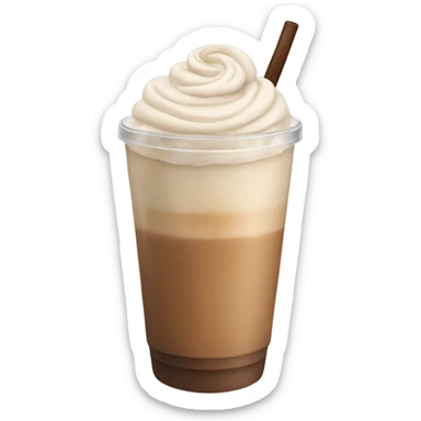 Ice latte sticker