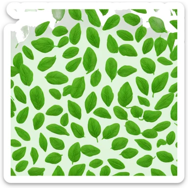 basil leaves sticker
