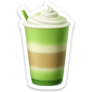Matcha latte  sticker