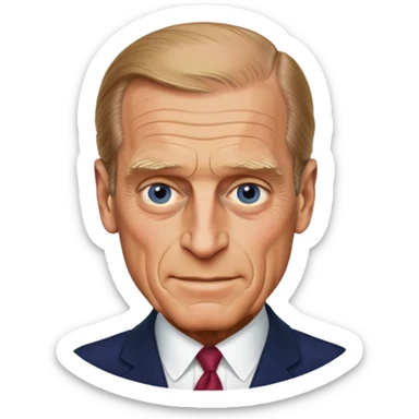 Prince philip sticker