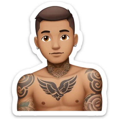 moreno tatuado sticker