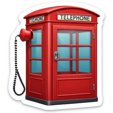 telephone cabin sticker