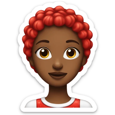 christmas red girlie vibes sticker