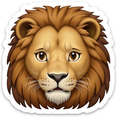 Scarface lion sticker