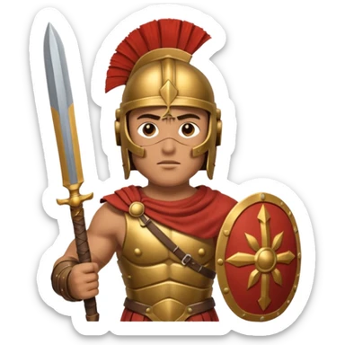 Roman Gladiator front sticker