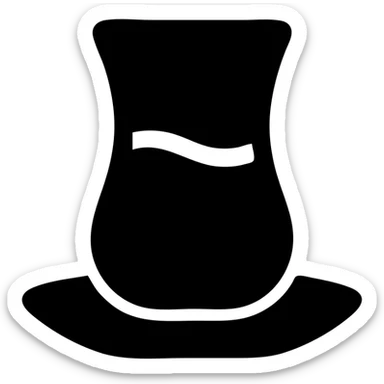 solid filled icon of a glass of çay sticker