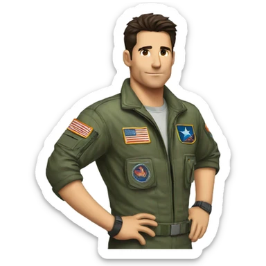 Top gun discord sticker