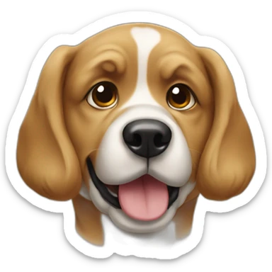 Chien qui fait la cuisine sticker