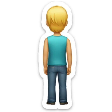 Big back emoji sticker