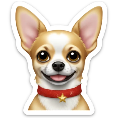 Christmas Chihuahua  sticker