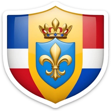 Drapeau de la région du Var 83 en France: composé de cette manière : 🟥🟥🟥🟥🟥🟥🟥
🟨🟨🔵🔵🔵🟨🟨
🟨🟨🔵⚜️🔵🟨🟨
🟨🟨🔵🔵🔵🟨🟨
🟨🟨🟨🟨🟨🟨🟨 sticker