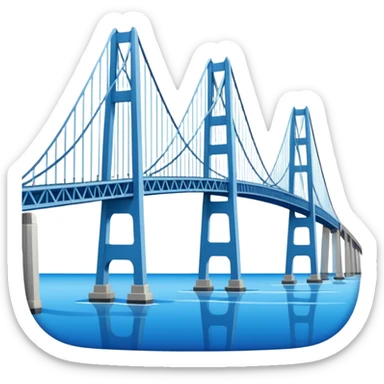 Mackinac Bridge sticker
