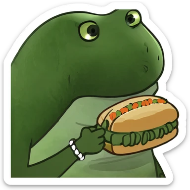 2 glasses of wine and hand holding 2 fishes and 5 loaves and make it chic sticker