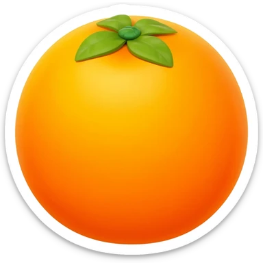 Orange original sticker