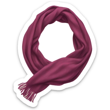 Scarf sticker
