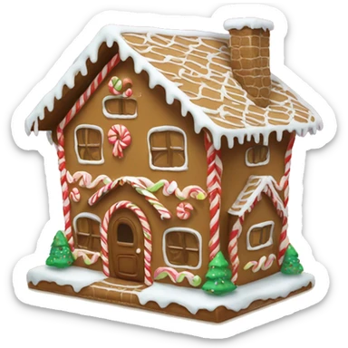 house of gingerbread sticker